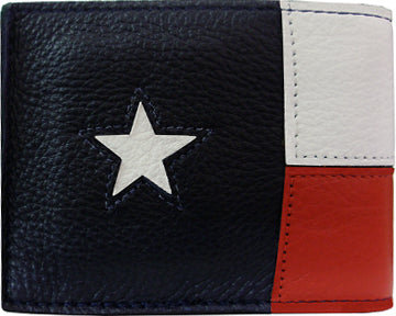 0253 - Wallet - Texas flag bi-fold