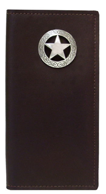 E0301050C - Wallet - Silver star in engraved silver circle