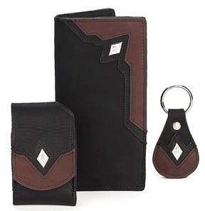 F2131036B - Flip phone cell case - Nubuck, 2 overlay, diamond concho, clip on back (Matching 0340036B, 8112036B)