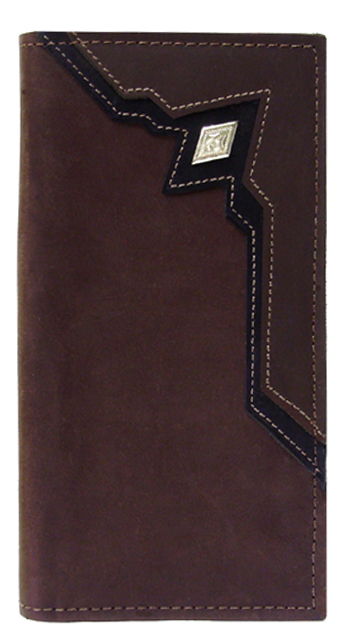 E0340036C - Wallet - 2 overlays with a small diamond concho