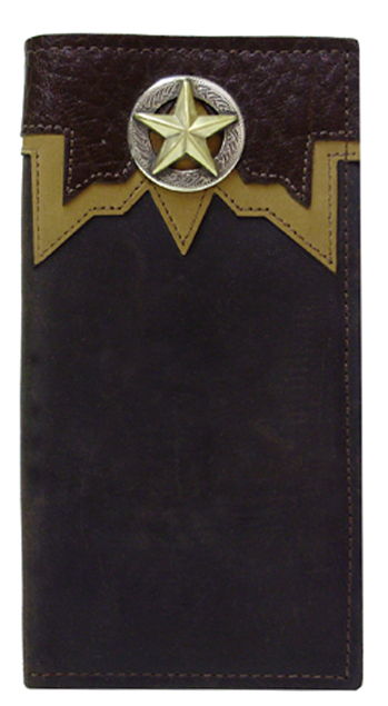 P0357055S - Wallet - 2 overlays with gold star on engraved silver circle