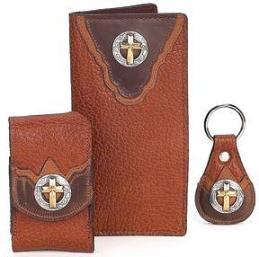 F2163064T - Flip phone cell case - 2 overlays, gold cross on antique silver circle, clip on back (Matching 0387064T, 8161064t)