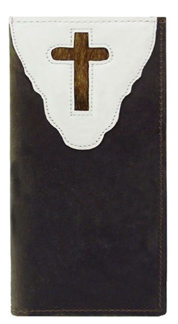 P0498S - Wallet - Cross cut-out with horse hair