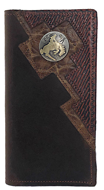 E0622490S - Custom Made in the USA - Tall Leather Wallet