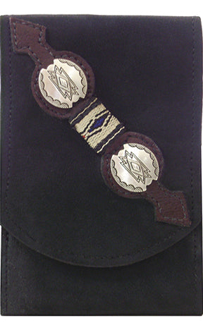 X2259031B - XL Smart Phone Case - 1 overlay, southwest ribbon, 2 southwest conchos, clip on back