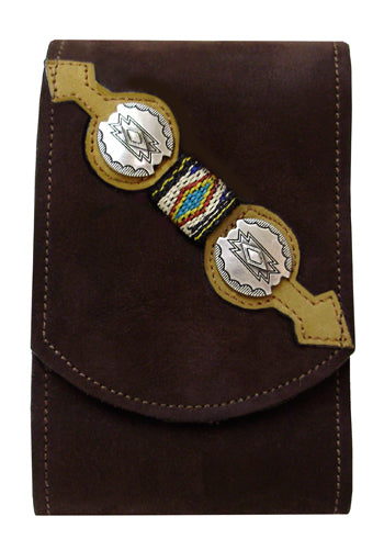 X2259031C - XL Smart phone case - 1 overlay, southwest ribbon, 2 southwest conchos, clip on back