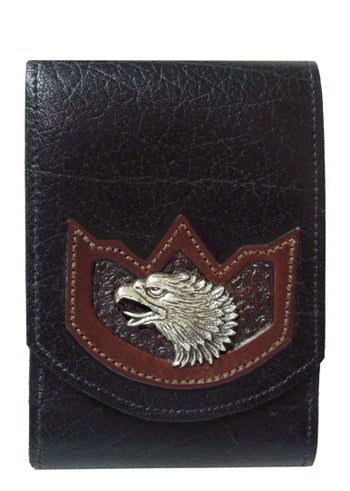 X2262140B - XL Smart phone case - 1 overlay, eagle head concho, clip on back