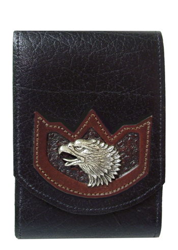 V2262140B - Smart phone case - 1 overlay, eagle head concho, clip on back