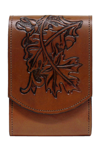 V2833000C - Smart Phone Case - Embossed acorn and foliage, clip on back