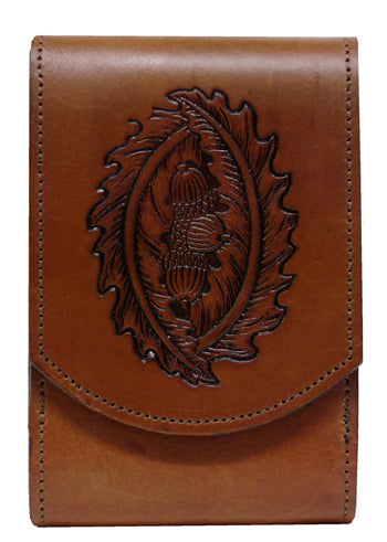 V2834000C - Smart Phone Case - Embossed acorn & foliage, clip on back