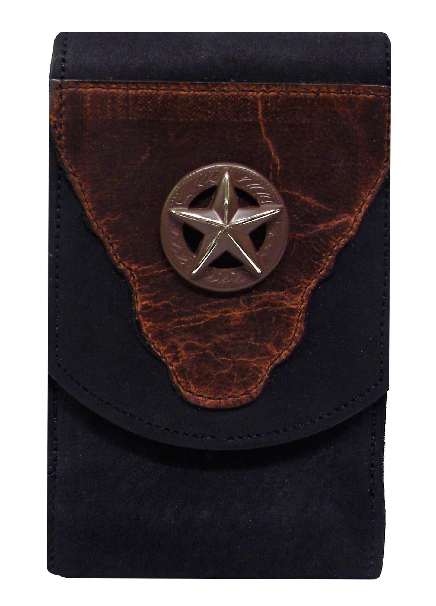 X2869164B - XL Smart Phone Case - 1 overlay, rustic star concho, clip on back