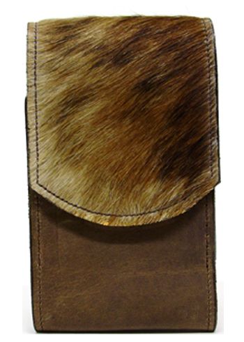 V2905000S - Smart phone case - Hairy calf, clip on back