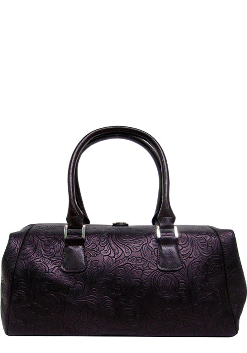 500911ML - 12 x 7 x 6<br />Handbag - Embossed flower (500912ML)