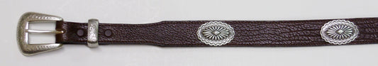 5501003C - Belt - 1.25 width, 1.25 tapered to 1, southwest conchos