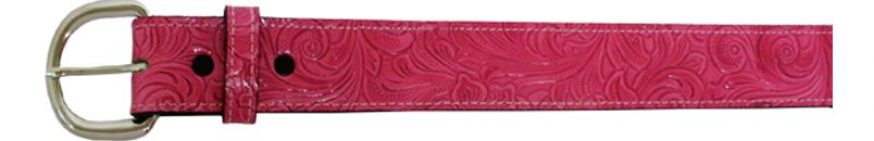 7094000BP - Belt - - 1.50 width Genuine leather - Western Rose - Bright Pink