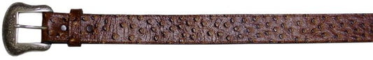 7107000CP - Belt - 1.50 width, Ostrich print