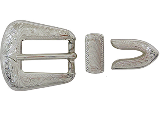 810-AJ - Buckle - 3 piece set with 3/4 inch bar - floral