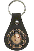 8101249C - Keychain - bronze berry concho