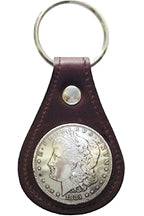 8102098C - Keychain - Half dollar concho, Lady Liberty