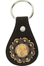 8102249S - Keychain - Bronze berry concho