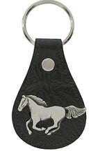 8106048B - Keychain - Running horse concho