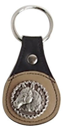 8111154B - Keychain - One overlay w/Horse Head Concho