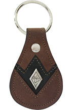 8112036C - Keychain - 2 overlays, small diamond concho