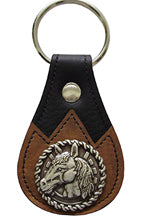 8154154B - Keychain - Overlay with horse head concho