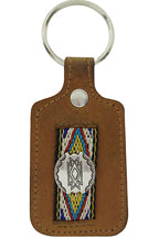 8169031T - Keychain - Ribbon with southwest concho