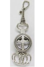 8322 - Keychain - Metal Cross