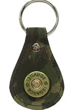 8333214 - Keychain - Camo print with 12 gauge shot gun shell concho