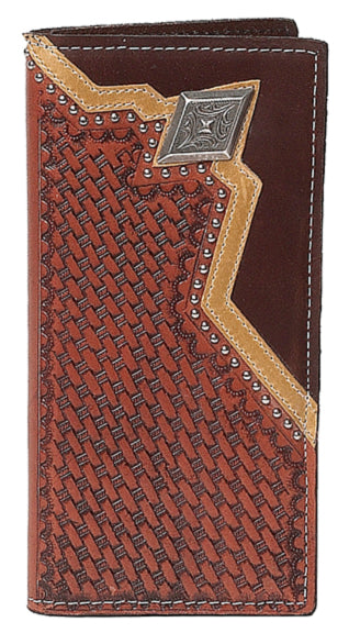 9103035N - WALLET - W/ 2 OVERLAYS W/ CONCHO