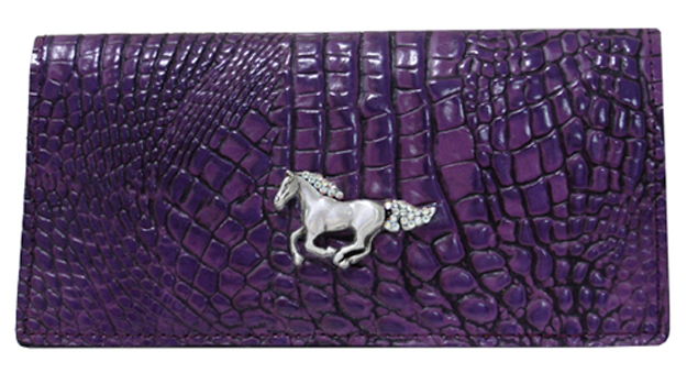 P0555216P - Wallet- Swarovski crystals - Genuine Italian leather