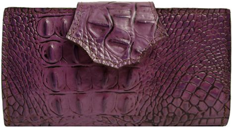 SFM0261P - Wallet - Genuine Italian leather, pockets and credit card slots - Purple