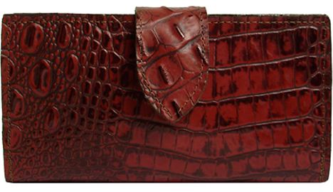 SFM0262W - Wallet - Genuine Italian leather, pockets and credit card slots - Wine